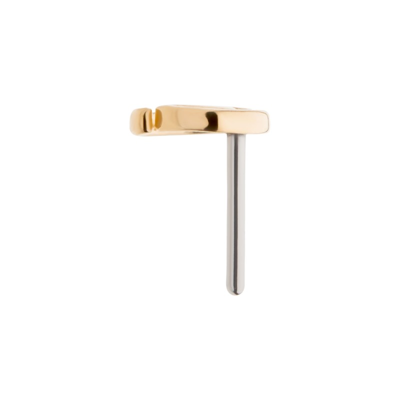 @ Symbol | 14K Threadless Top For Nose, Ears & Lip - Avanti Body Jewelry