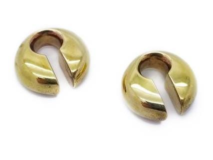 Diablo Organics | Mini Brass Keyhole Weights - Avanti Body Jewelry