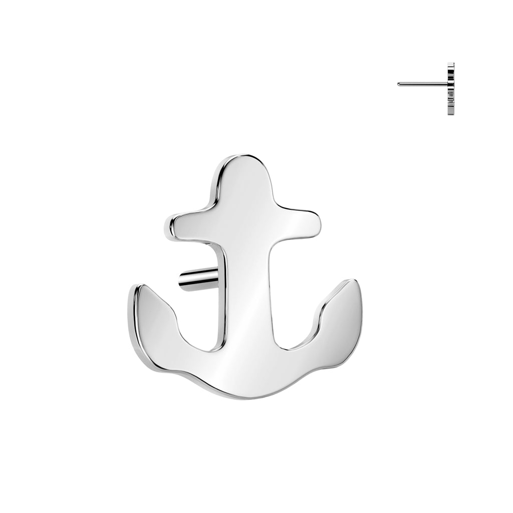 Anchor Titanium Threadless Top - Avanti Body Jewelry