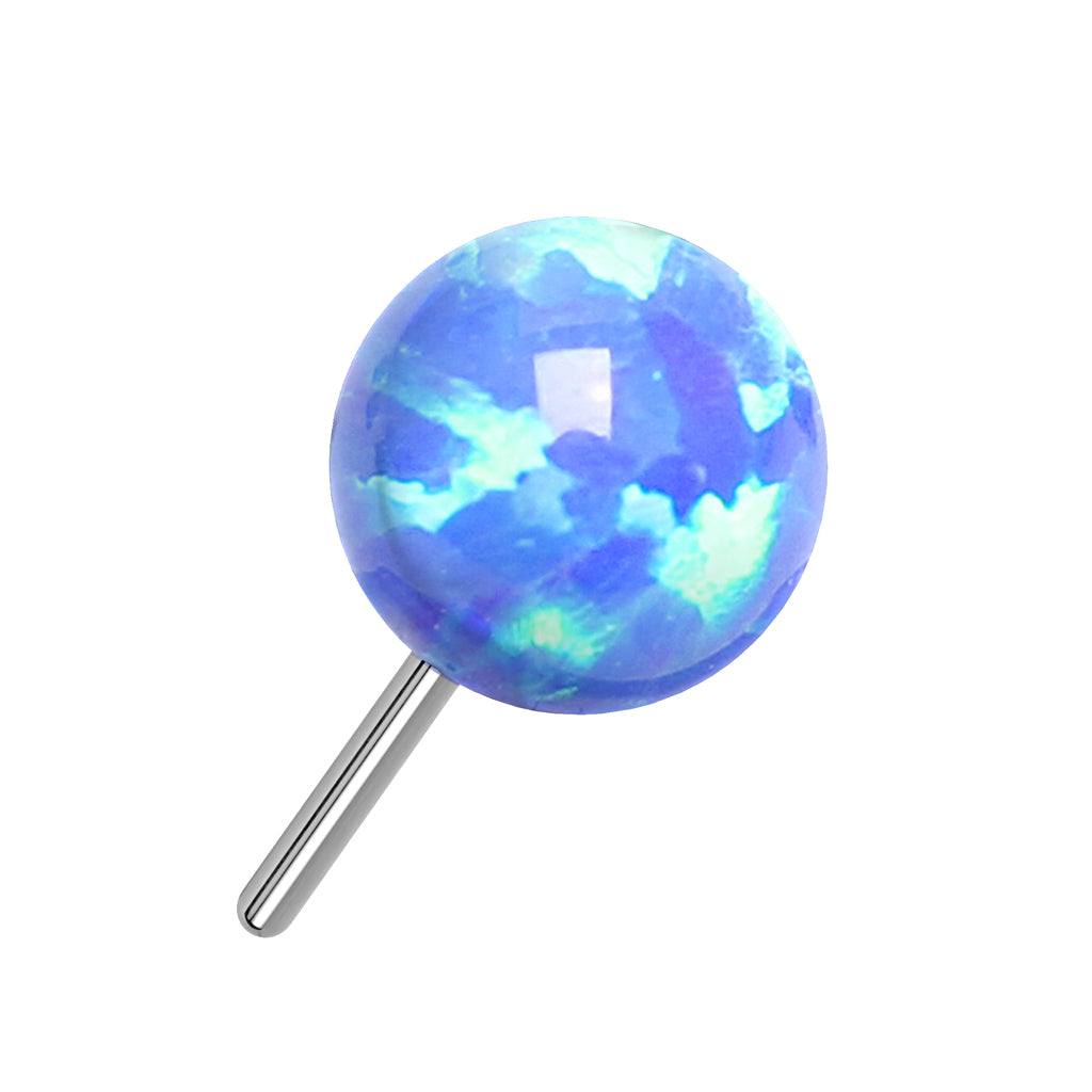 Opal Ball | Titanium Threadless Top For Nose, Ears & Lip - Avanti Body Jewelry