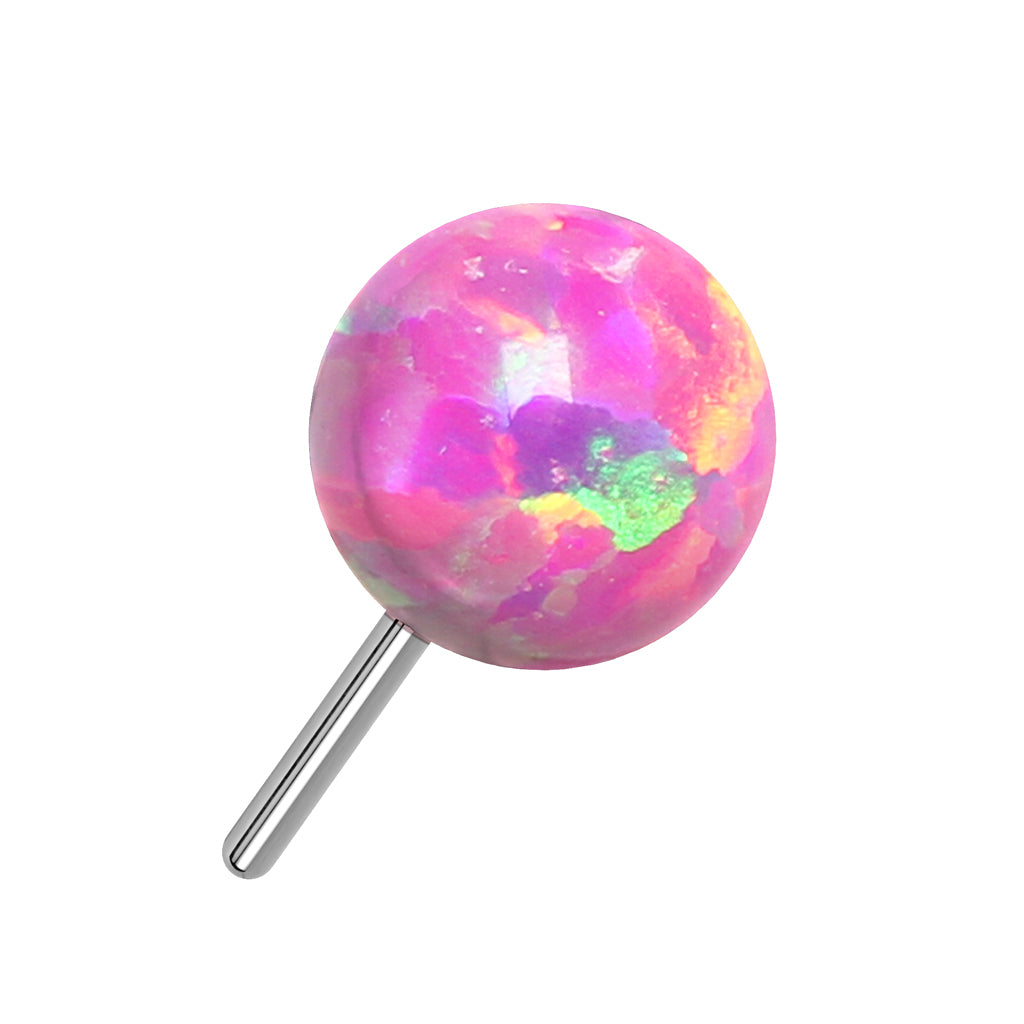 Opal Ball | Titanium Threadless Top For Nose, Ears & Lip - Avanti Body Jewelry