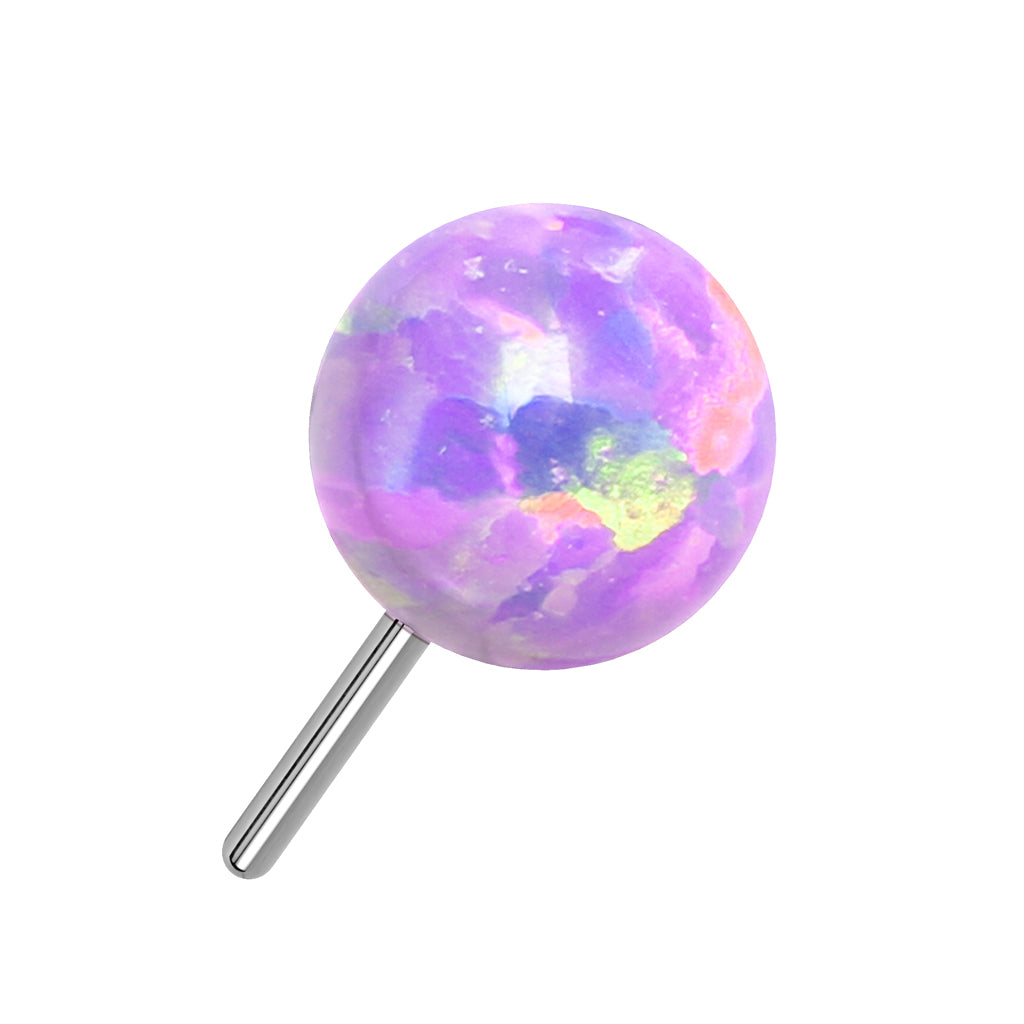 Opal Ball | Titanium Threadless Top For Nose, Ears & Lip - Avanti Body Jewelry