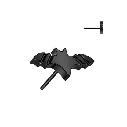 Bat | Titanium Threadless Top for Nose, Ears & Lips - Avanti Body Jewelry
