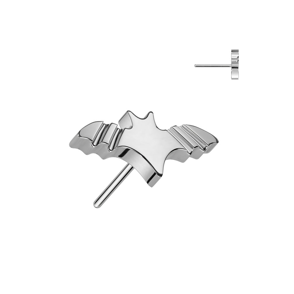 Bat | Titanium Threadless Top for Nose, Ears & Lips - Avanti Body Jewelry