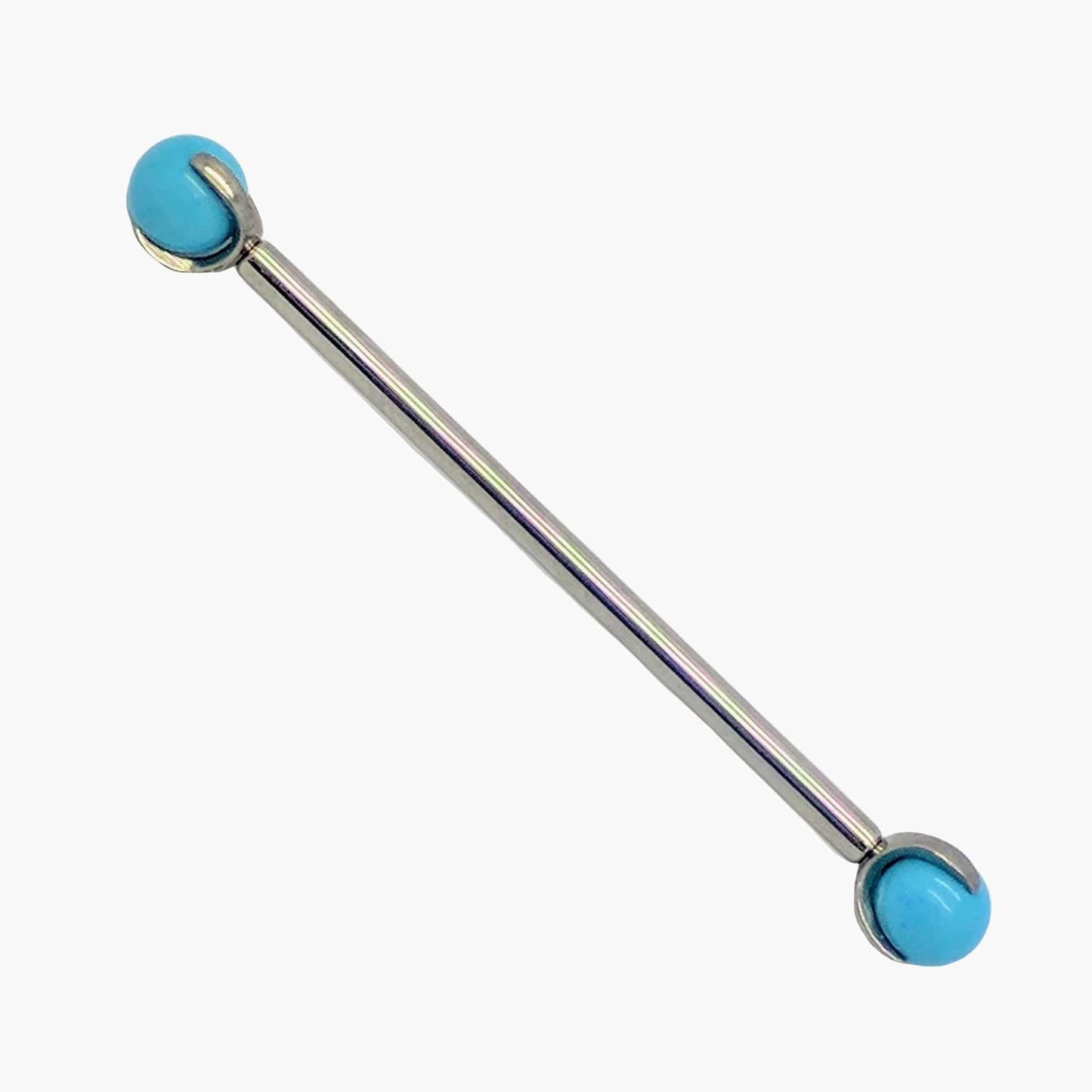 Threaded 14g Claw Set Stone & Opal Ends - Avanti Body Jewelry