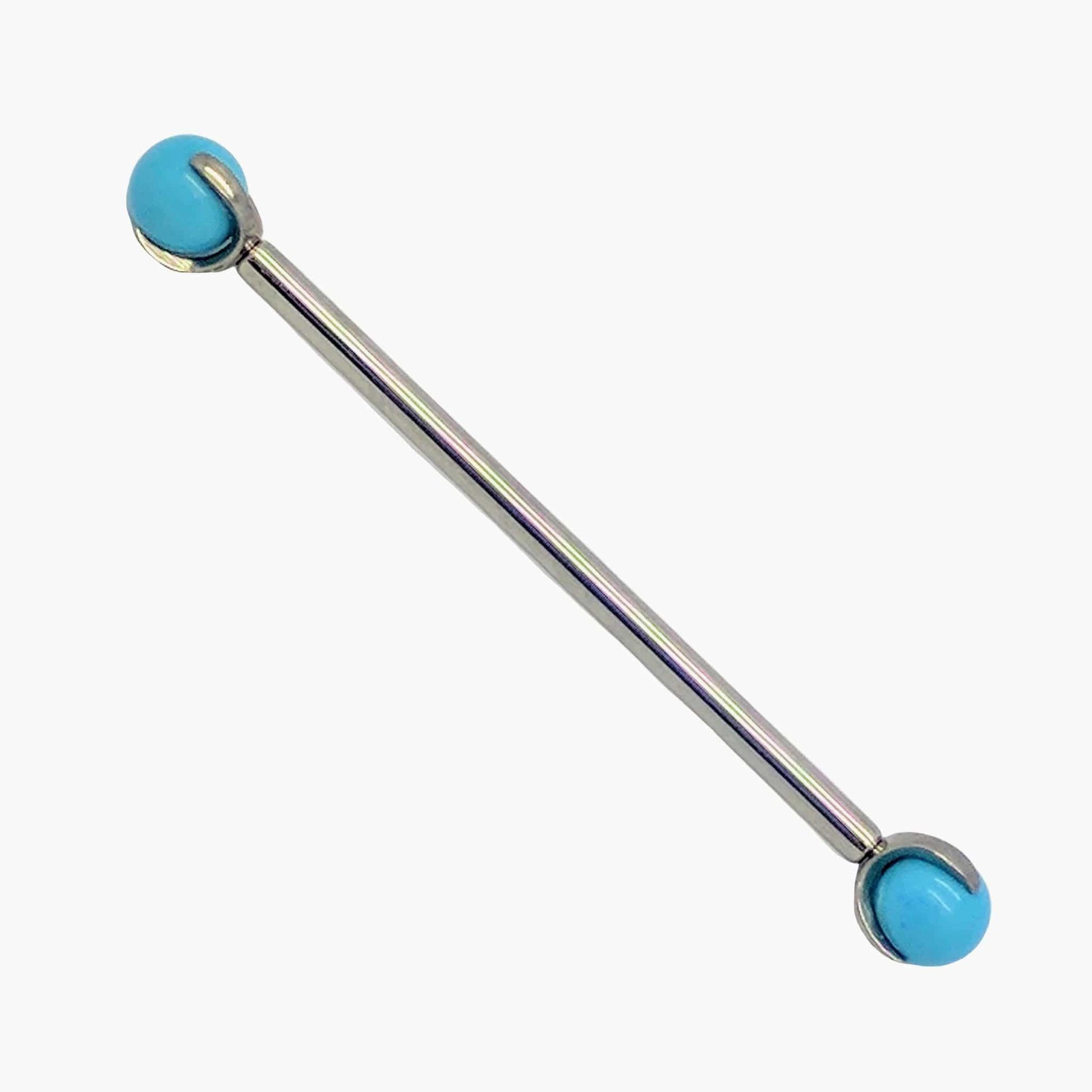 Threaded 14g Claw Set Stone & Opal Ends - Avanti Body Jewelry