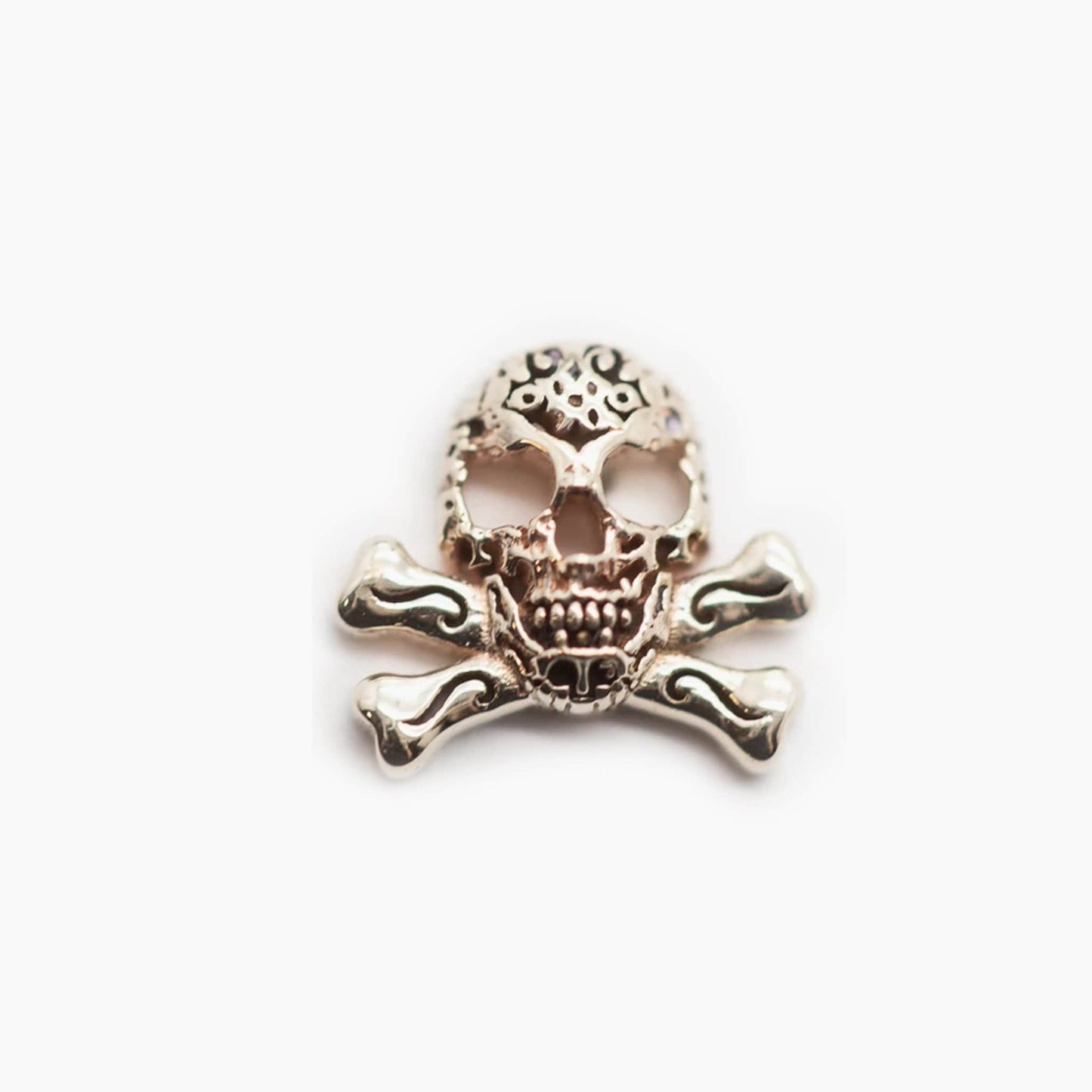 Skull & Crossbones | 14K Threadless Top For Nose, Ears & Lip - Avanti Body Jewelry