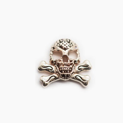 Skull & Crossbones | 14K Threadless Top For Nose, Ears & Lip - Avanti Body Jewelry