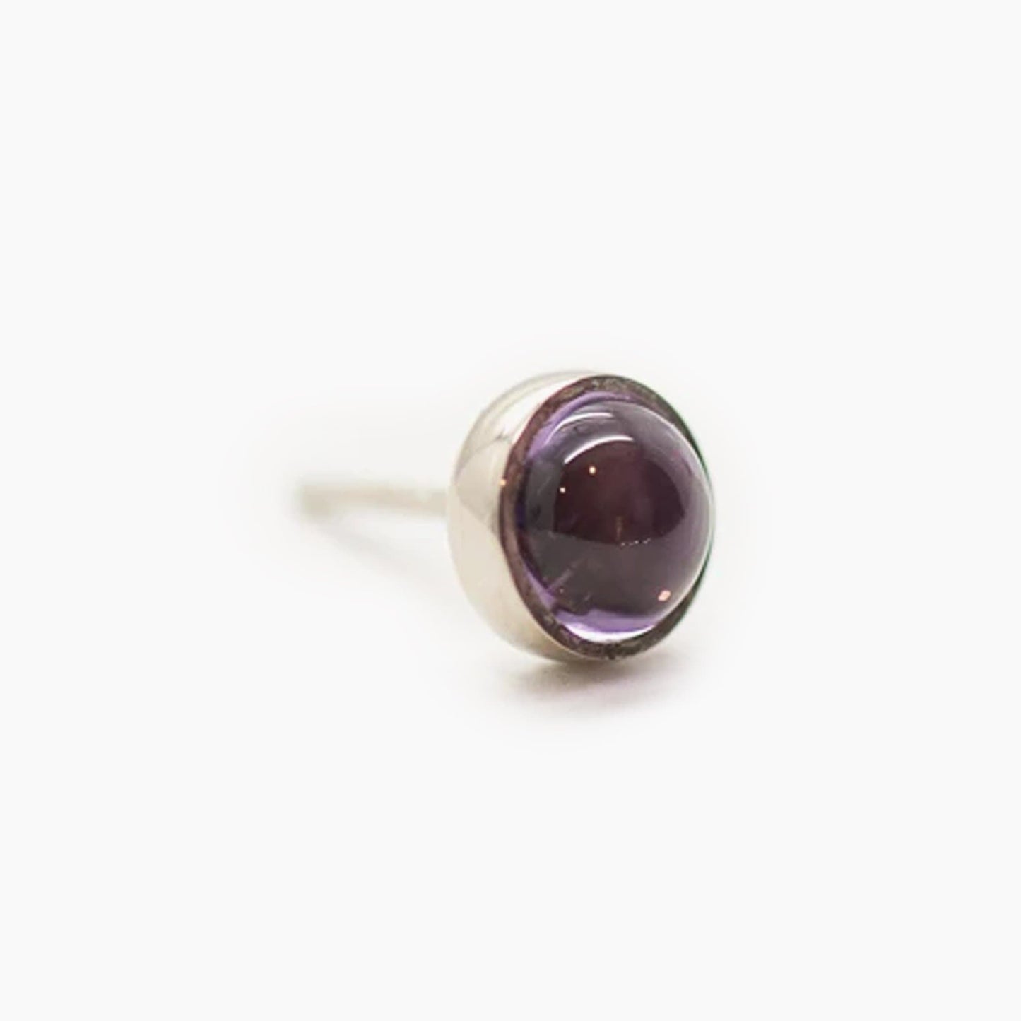 Genuine Stone Cabochon | 14K Threadless Top For Nose, Ears & Lip - Avanti Body Jewelry