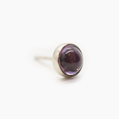 Genuine Stone Cabochon | 14K Threadless Top For Nose, Ears & Lip - Avanti Body Jewelry
