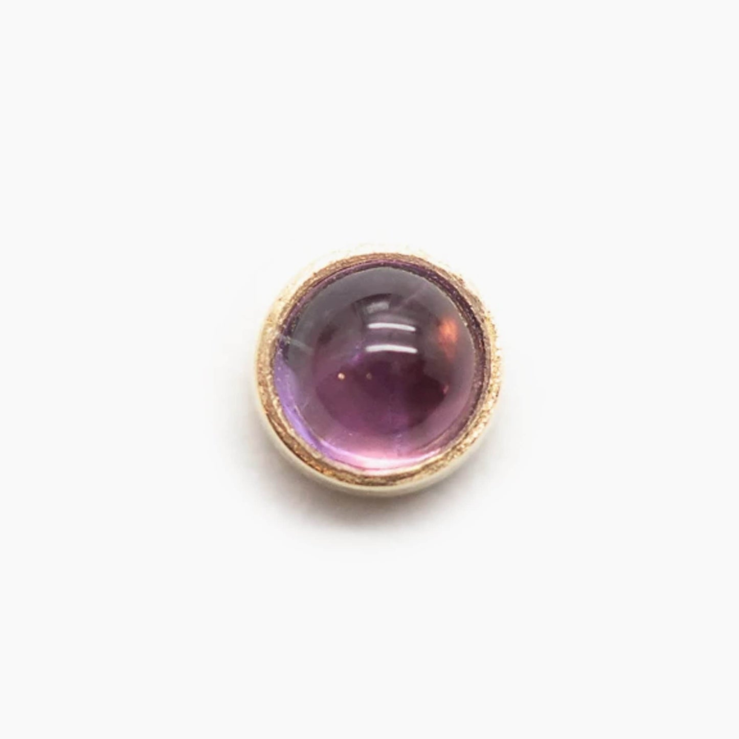 Genuine Stone Cabochon | 14K Threadless Top For Nose, Ears & Lip - Avanti Body Jewelry