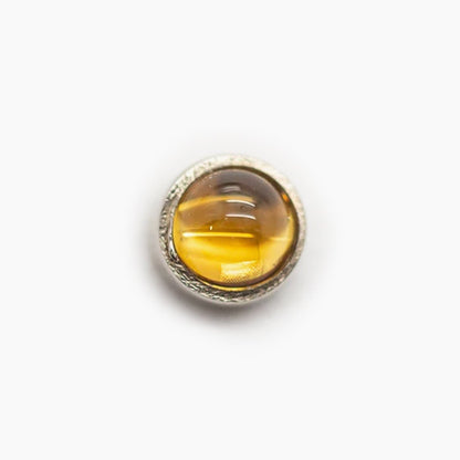 Genuine Stone Cabochon | 14K Threadless Top For Nose, Ears & Lip - Avanti Body Jewelry