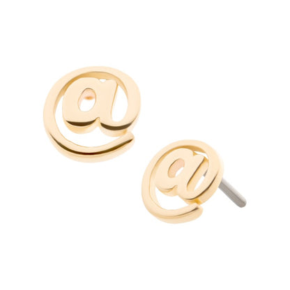 @ Symbol | 14K Threadless Top For Nose, Ears & Lip - Avanti Body Jewelry