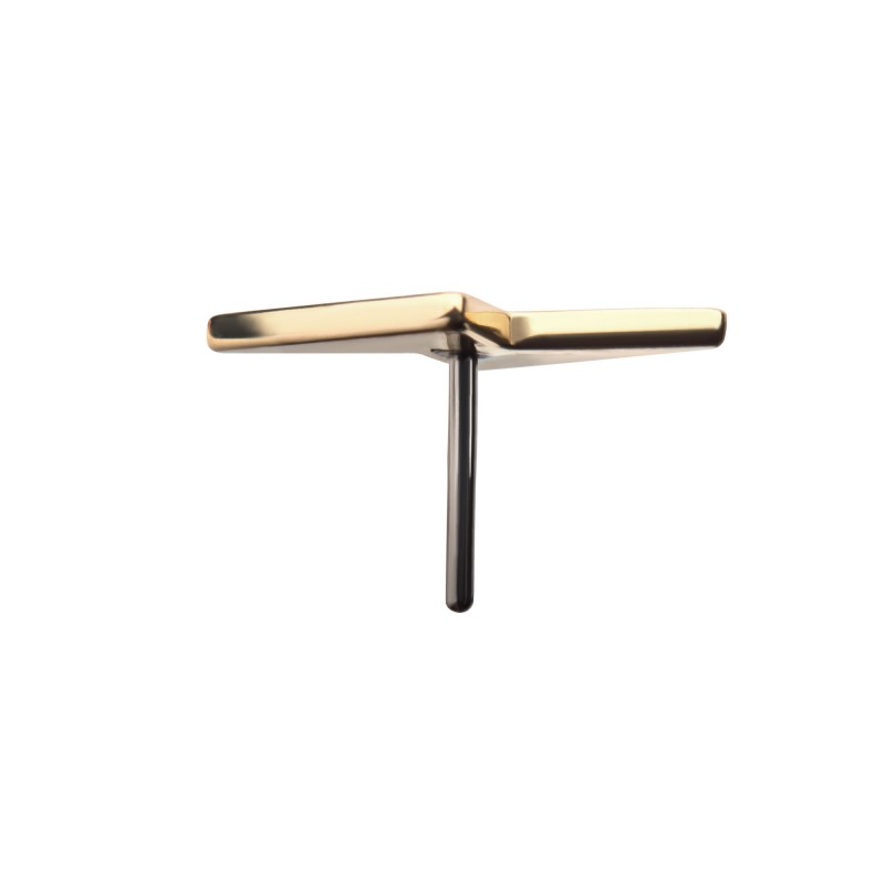 Lightning Bolt | 14K Threadless Top For Nose, Ears & Lip - Avanti Body Jewelry