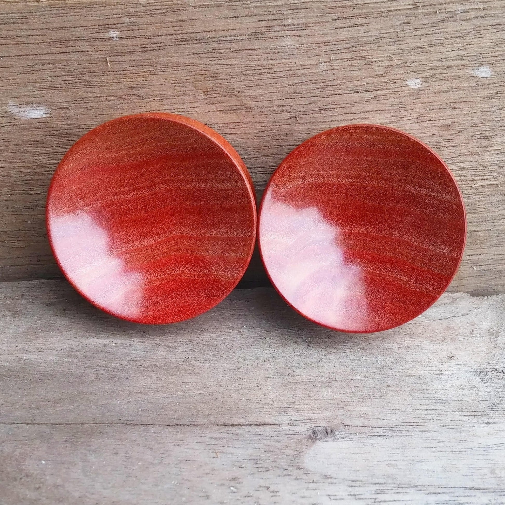 OMW | Pink Ivory Double Concave Plug 1 1/4" - Avanti Body Jewelry