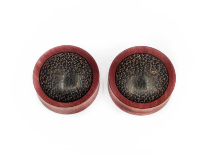 OMW | Convex Wood Inlay Plug Pair - Avanti Body Jewelry
