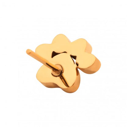 Paw | 24K PVD Titanium Threadless Top For Nose, Ears & Lip - Avanti Body Jewelry