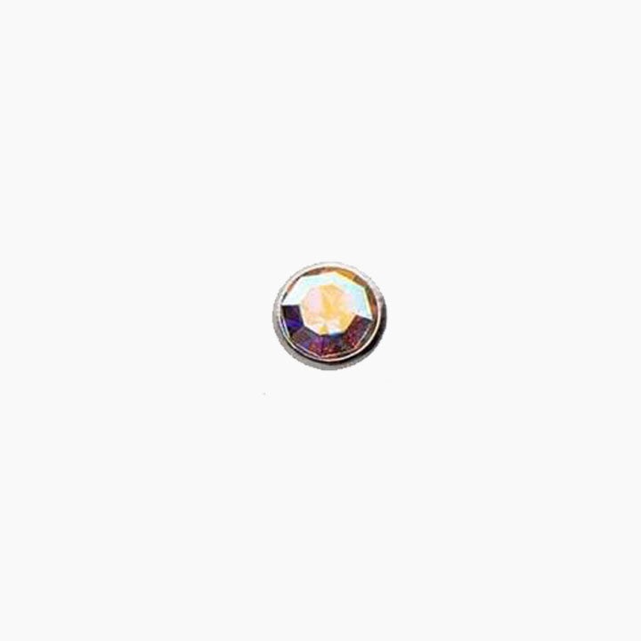 Internally Threaded Bezel Set Gem Labret - Avanti Body Jewelry