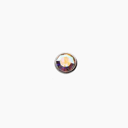 Internally Threaded Bezel Set Gem Labret - Avanti Body Jewelry