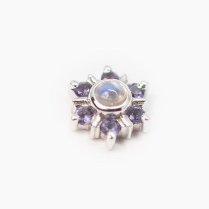 BVLA | Threaded 14k Mini Toltec Tops - Avanti Body Jewelry