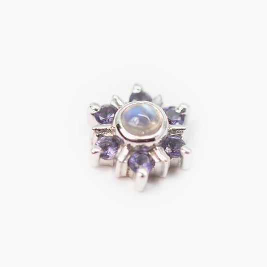BVLA | Threaded 14k Mini Toltec Tops - Avanti Body Jewelry