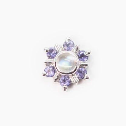 BVLA | Threaded 14k Mini Toltec Tops - Avanti Body Jewelry