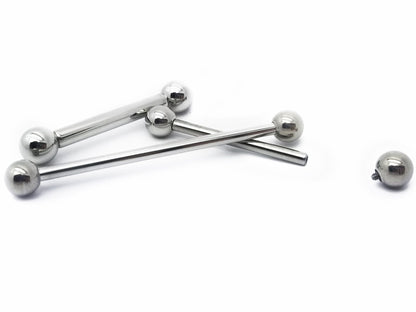 16g Titanium Straight Barbell - Avanti Body Jewelry