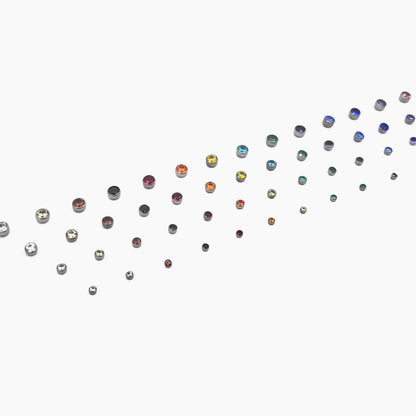 Bezel Set Gem | Titanium Threadless Top For Nose, Ears & Lip - Avanti Body Jewelry