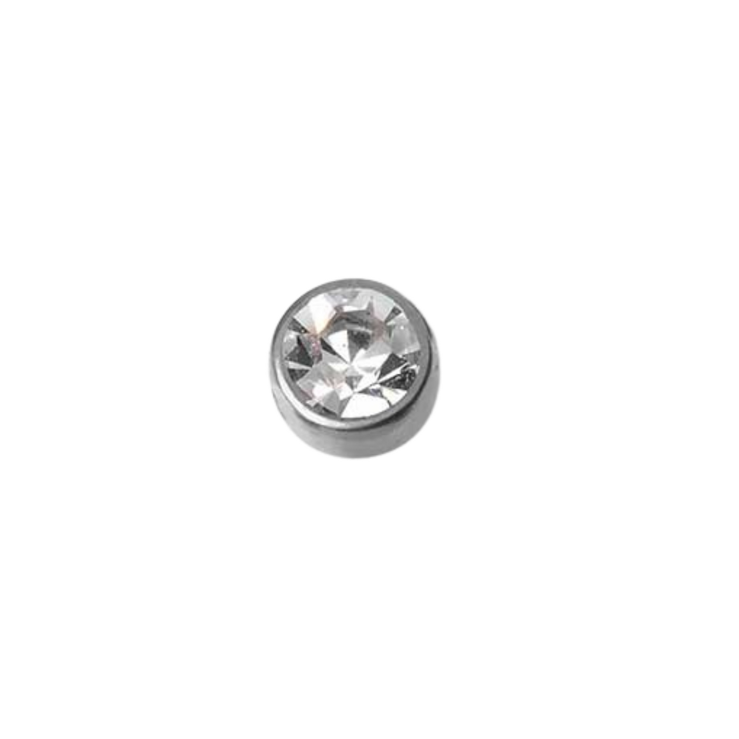 14g Captive Bezel-Set Gem Bead - Avanti Body Jewelry