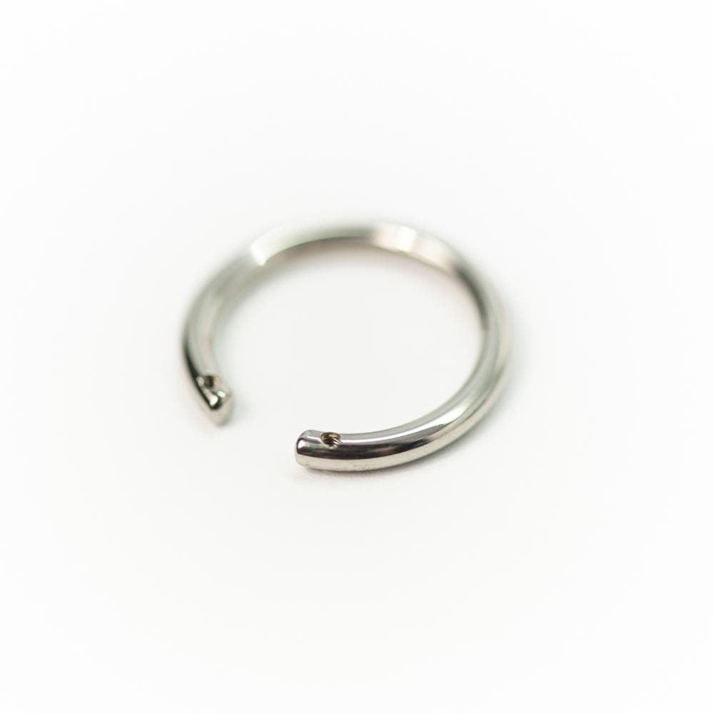 Titanium Front Facing Horseshoe (Barbell Only) - Avanti Body Jewelry