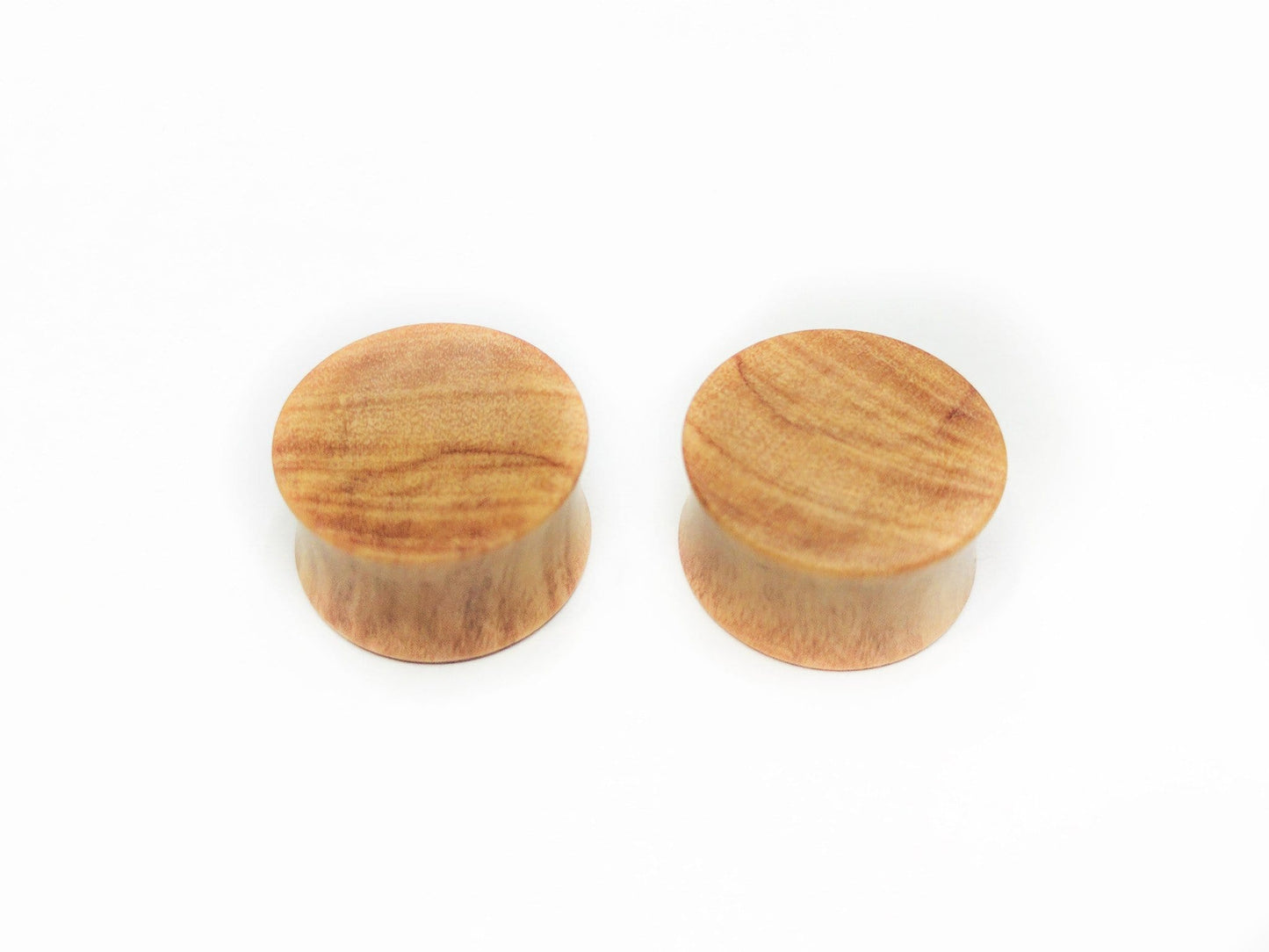 OMW | Single Side Concave Wood Plug Pair - Avanti Body Jewelry