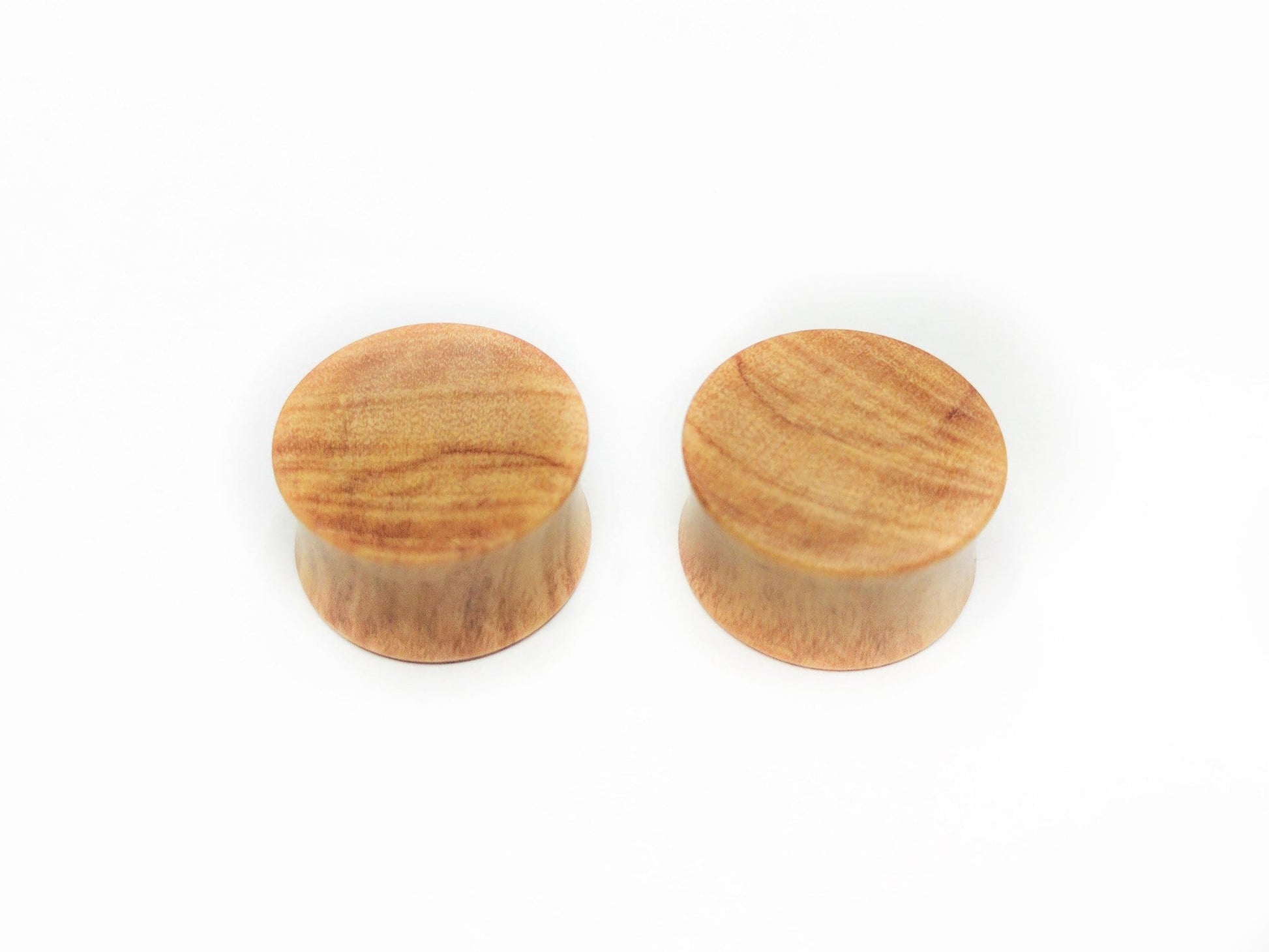 OMW | Single Side Concave Wood Plug Pair - Avanti Body Jewelry