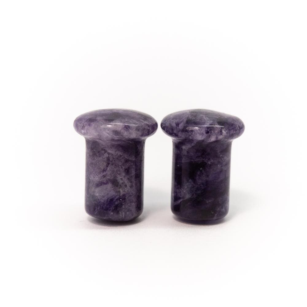 Stone Plugs | Amethyst Plug Pair - Avanti Body Jewelry