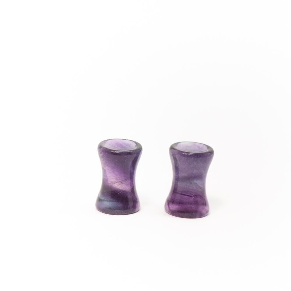Stone Plugs | Amethyst Plug Pair - Avanti Body Jewelry