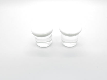 Glass Single Flare Plug Pair - Classics - Avanti Body Jewelry