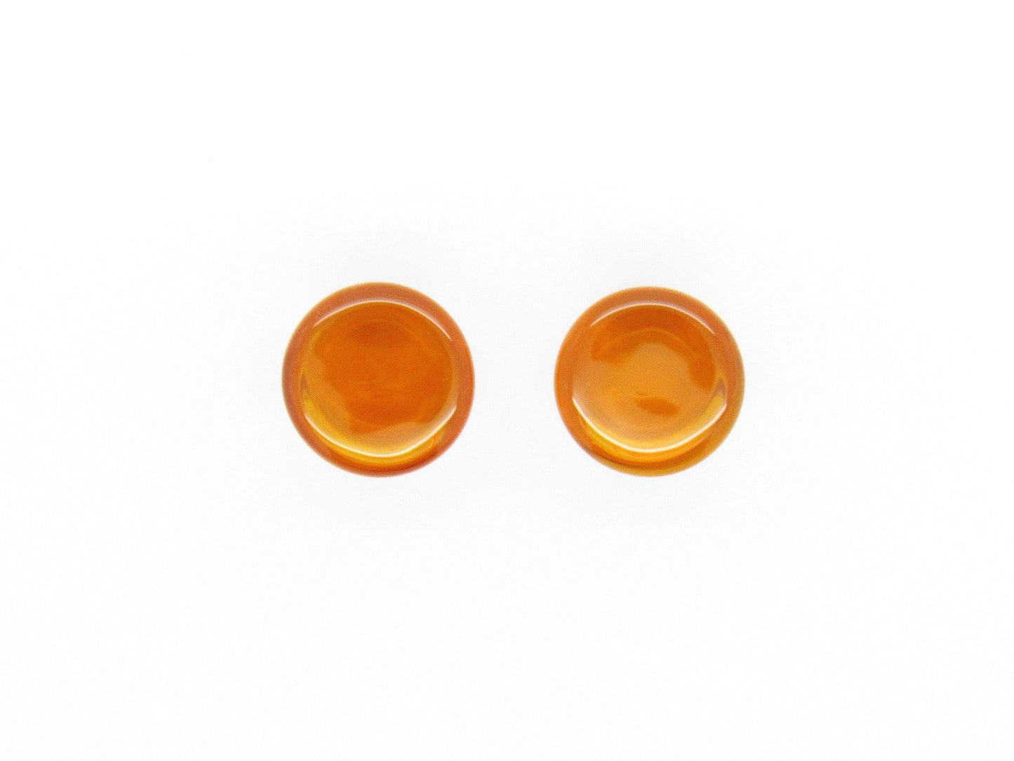 Glass Single Flare Plug Pair - Translucent - Avanti Body Jewelry