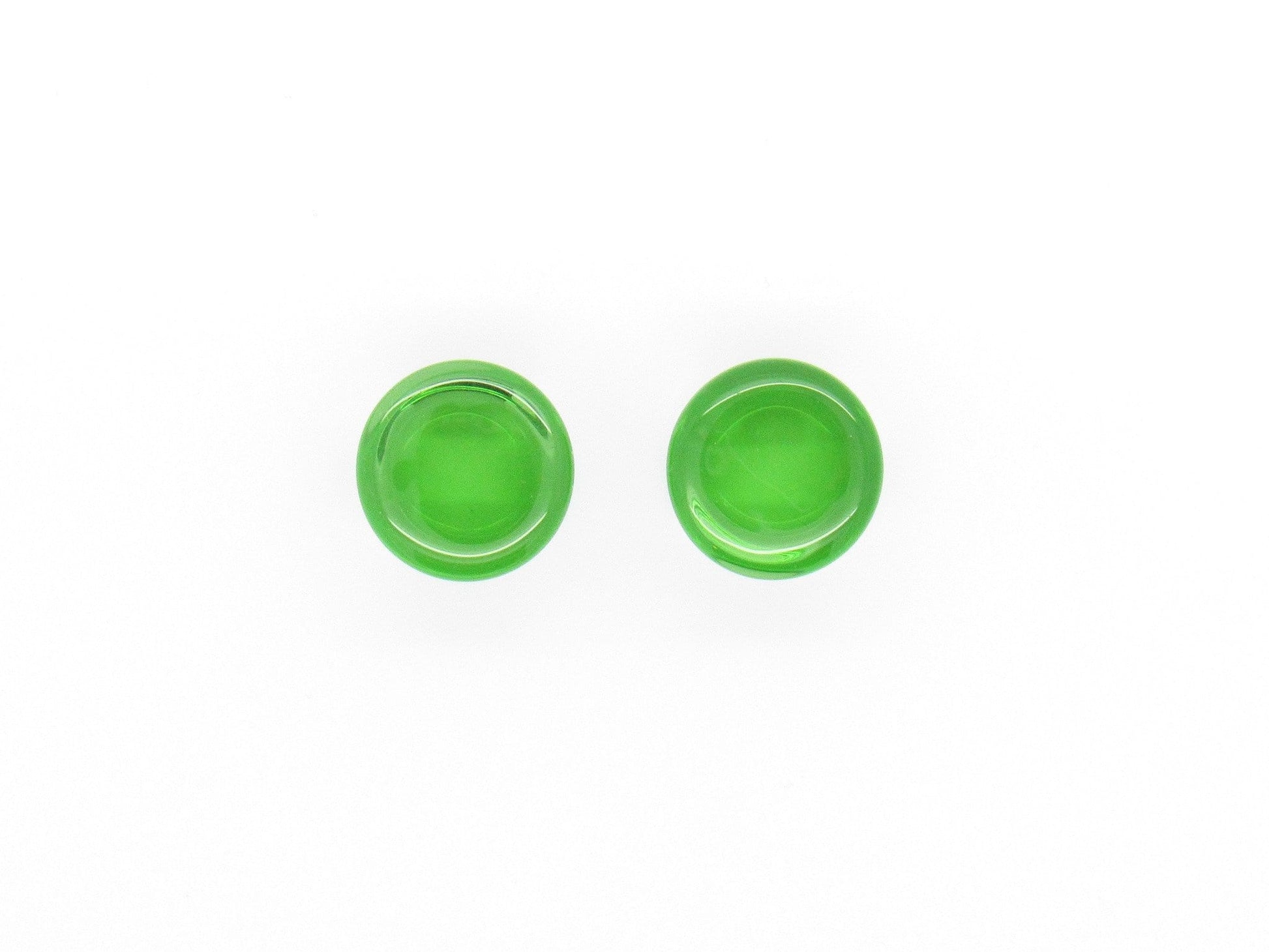 Glass Single Flare Plug Pair - Translucent - Avanti Body Jewelry