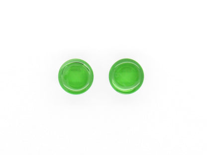 Glass Single Flare Plug Pair - Translucent - Avanti Body Jewelry