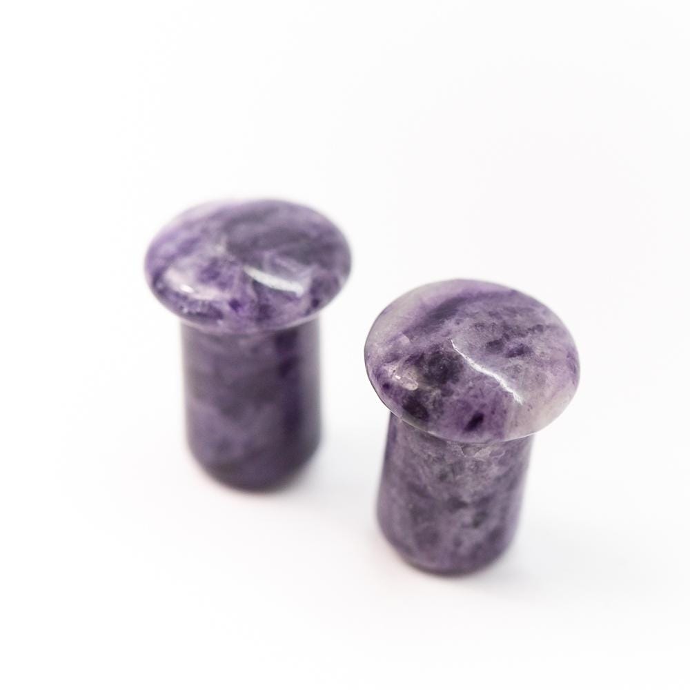 Stone Plugs | Amethyst Plug Pair - Avanti Body Jewelry