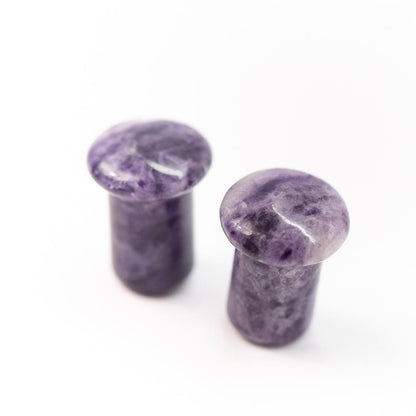 Stone Plugs | Amethyst Plug Pair - Avanti Body Jewelry