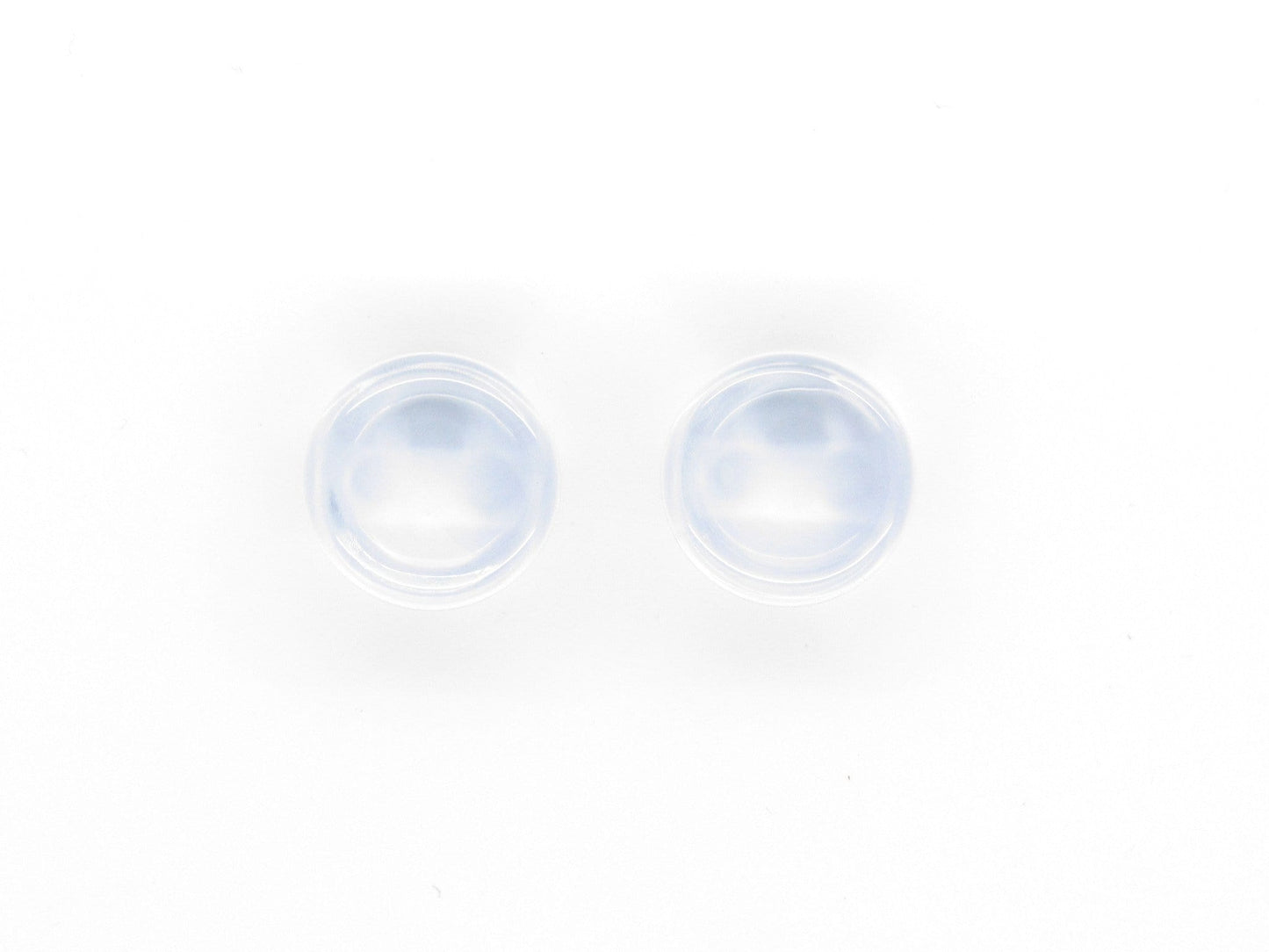 Glass Single Flare Plug Pair - Translucent - Avanti Body Jewelry