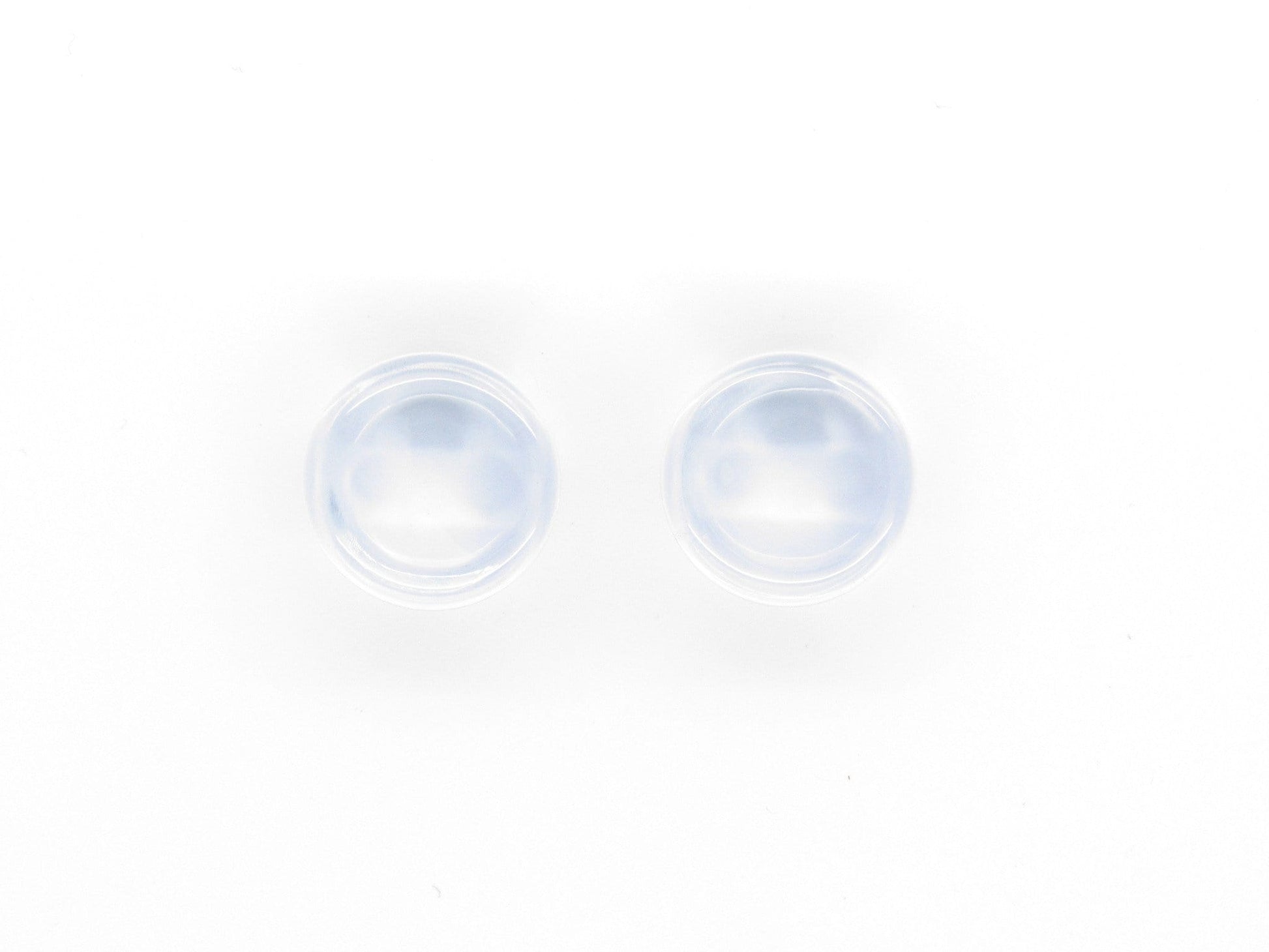 Glass Single Flare Plug Pair - Translucent - Avanti Body Jewelry