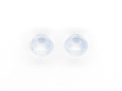 Glass Single Flare Plug Pair - Translucent - Avanti Body Jewelry
