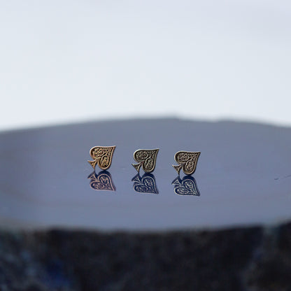 Ace of Spades | 14K Threadless Top For Nose, Ears & Lip - Avanti Body Jewelry
