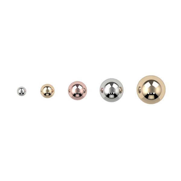 Threaded 14k Replacement Ball Ends - Avanti Body Jewelry