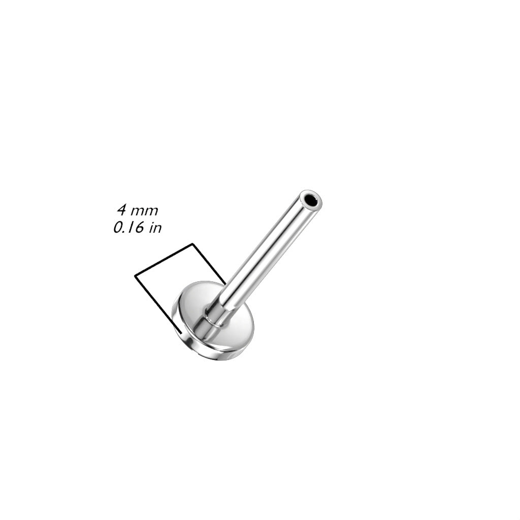 *Base / Post For Threadless Jewelry (Specific Sizes) For Nose, Ears & Lip - Avanti Body Jewelry