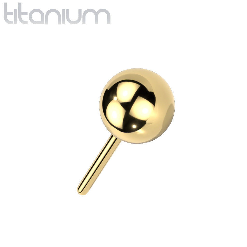 The Basics | Titanium Threadless Top For Nose, Ears & Lip - Avanti Body Jewelry