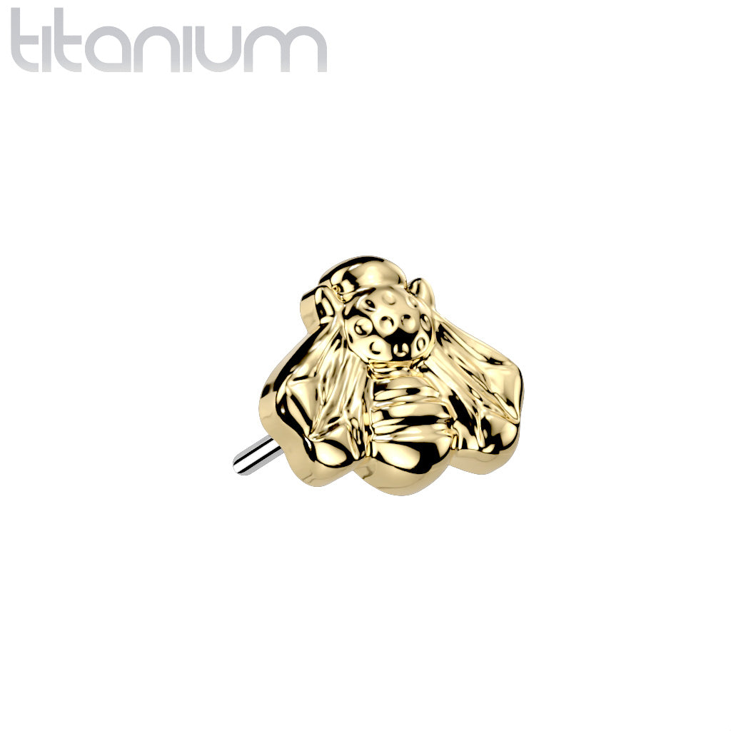 Bee | Titanium Threadless Top For Nose, Ears & Lip - Avanti Body Jewelry