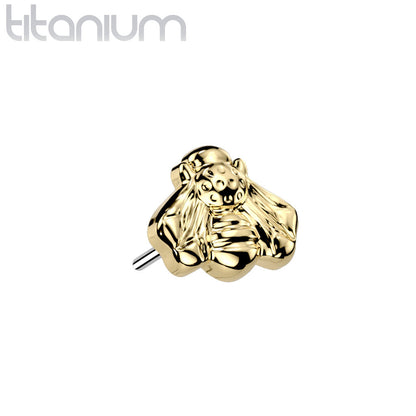 Bee | Titanium Threadless Top For Nose, Ears & Lip - Avanti Body Jewelry
