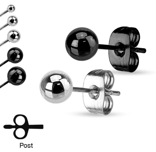 Simple Ball Earring Pair - Avanti Body Jewelry